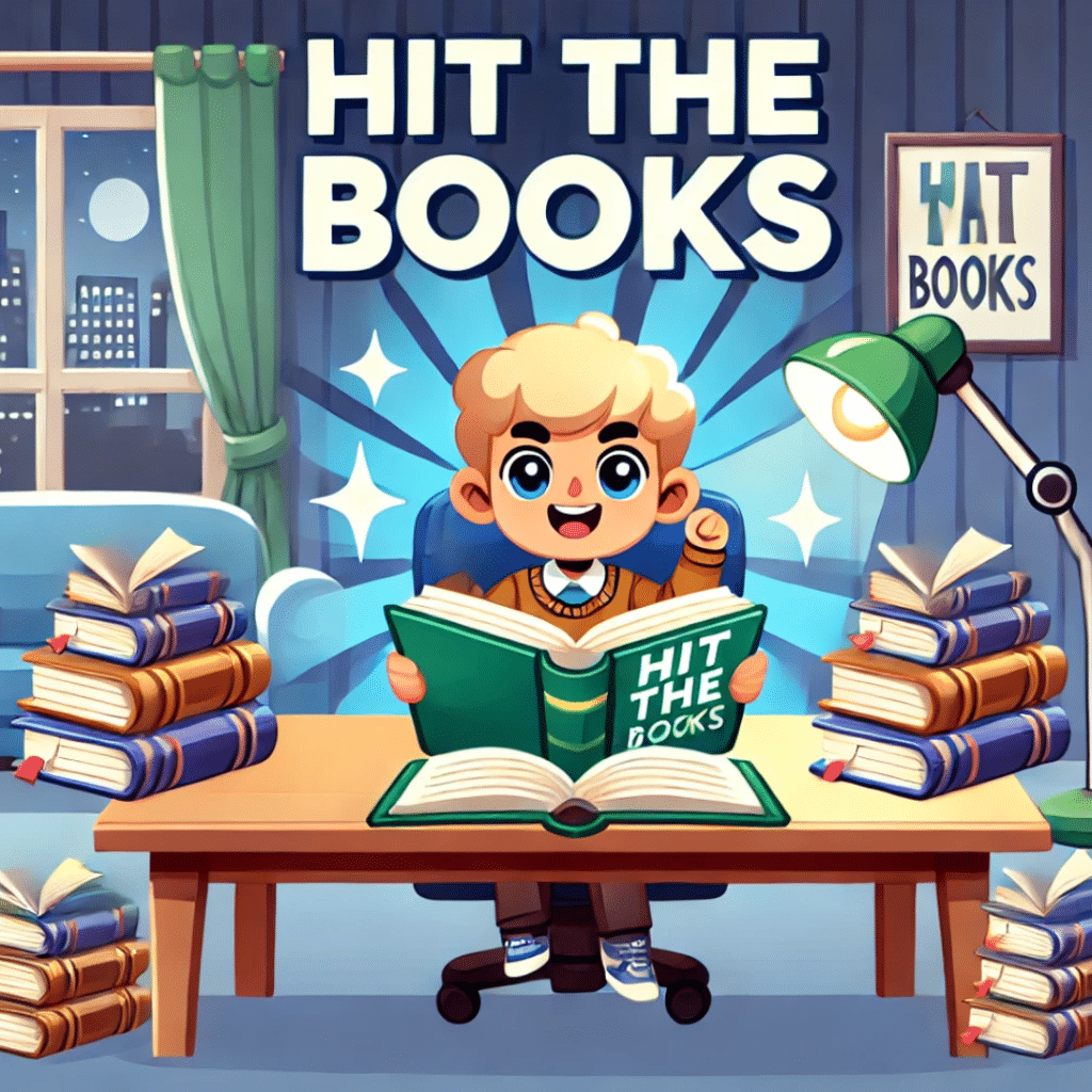 hit-the-books-ne-demek-online-ingilizce-kursu-ingilizcee.com_